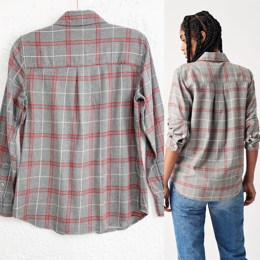 Faherty The Classic Flannel Shirt in Juliet Plaid Sz S - Picture 2 of 14